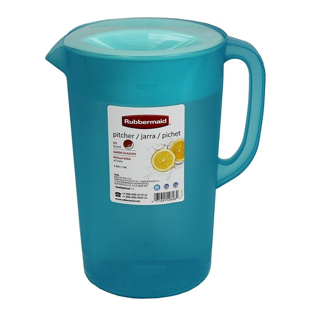 Rubbermaid 1 Gallon Pitcher, Blue