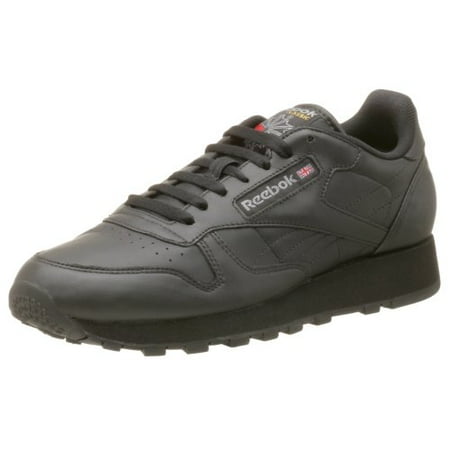 Reebok Reebok 116: Men's Classic Leather Black Sneaker (13 REEBOK CLASSIC LEATHER MEN HERREN SCHUHE SNEAKER SCHWARZ