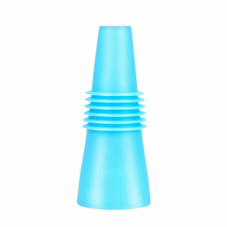

MRULIC Wine stopper Reusable Silicone Wine Bottle Stopper And Beverage Bottle Stoppers Wine Stopper + Blue