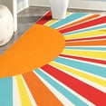 thumbnail image 4 of Tzou Morden Colorful Floral Washable Area Rugs 4'x6' for Bedroom Living Room Children's Playroom, 4 of 7