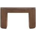 thumbnail image 3 of Meridian Furniture Astrid Brown Rubberwood Oak Veneer Console Table, 3 of 12