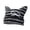 Grey, variant on Women Winter Cat Ears Hats Soft Slouchy Striped Knitted Warm Cap Red One Size