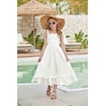 thumbnail image 6 of Arshiner Girls Summer Dress Boho Beach Casual Smocked Maxi Dresses, 6 of 9