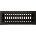 thumbnail image 5 of Imperial RG3478 Cast Iron Montezuma Decorative Floor Register, 4 x 12-Inch, Matte Black, 2 Pack, 5 of 7