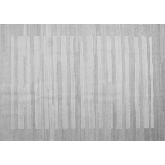 Ahgly Company Indoor Rectangle Abstract Gray Contemporary Area Rugs, 3' x 5'