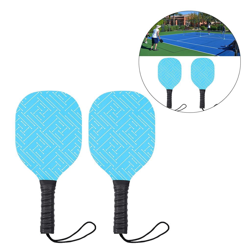 DimyFew Pickleball Paddles Set Anti-Slip with Carrying Case Handle for Indoor Players Outdoor 2 rackets