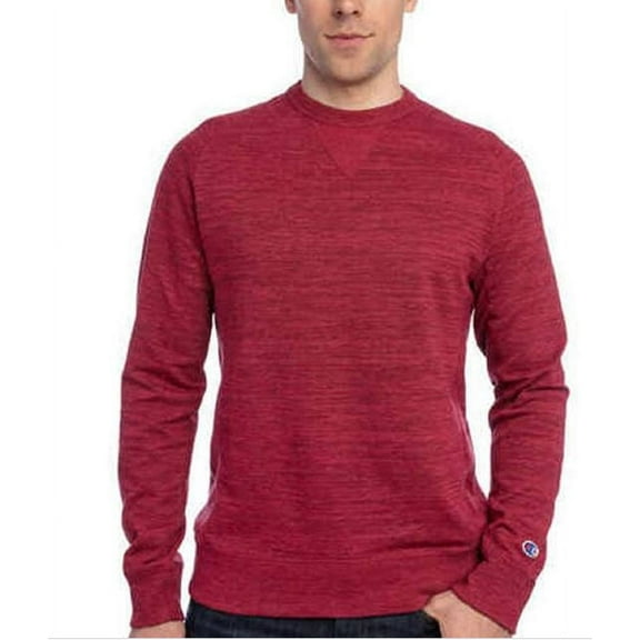 Champion Men's French Terry Crewneck Pullover, Crimson XXL - NEW