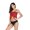 Red, variant on Tinglu Chiffon Wrap Skirt Bikini Cover Up for Women Swimwear Mesh Beach Scarf