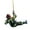 E, variant on Binwennn Acrylic Chandelier round Stained Glass Window Panels 1PC Car Rear View Flat Pendant Car Hanging Ornament Scary Figurine Craft Pendant Car Accessory