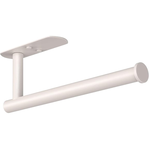 Adhesive Paper Towel Holder Under Cabinet Wall Mount for Kitchen Paper Towel, Paper Towel Roll Holder Stick to Wall, Stainless Steel (Gold)