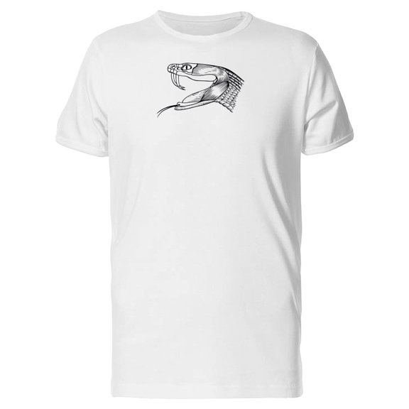 Head Of Snake B&w Tee Men's -Image by Shutterstock
