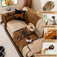 thumbnail image 6 of NAYOROOM Vintage Brown Sofa Cover, Couch Covers for 3 Cushion Couch Sofa, Sectional Couch Covers for Living Room Sofa Throws Sofa Slipcovers (71"x 134" X-Large ), 6 of 16