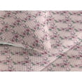 thumbnail image 3 of Ambesonne Floral Quilted Bedspread Set 3 Pcs, Flowers Grid of Squares Rose, Twin, Pale Pink and Olive Green, 3 of 4