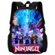 thumbnail image 1 of Juego de 3 uds. De mochila escolar para niños de Game Ninjagos con bolsas para el almuerzo, bolsas para lápices, mochilas escolares para niños y niñas, el mejor regalo, 1 of 5