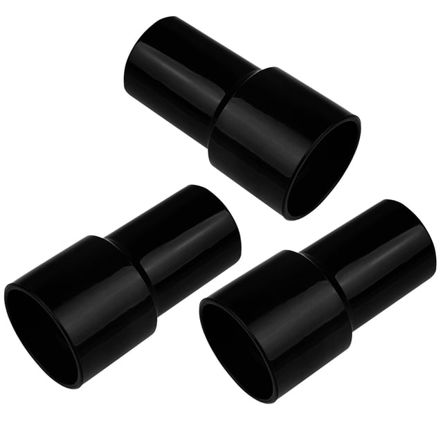 MasteelfCA 3pcs Vacuum Cleaner Converter Tube Adapter Connector Inner Diameter 40mm Wet Dry Vacuum Universal Tool Adapter (Black)
