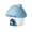 Blue, variant on Mushroom House Humidifier with Night Light, USB Mini Ultrasonic Cool Mist Diffuser, Quiet Air Moisture Atomizer with Ambient Glow for Bedroom, Office & Home Desk Decor