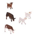 thumbnail image 2 of 5 Pcs Modèles d'Animaux de Ferme Artificiels Statue Décor Simulation Jouet Cub, 2 of 8