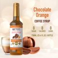 thumbnail image 2 of Matteo's Sugar Free Coffee Syrup, Chocolate Orange, 750mL, 0 Calories, 0 Sugar, (Single Bottle), 2 of 5