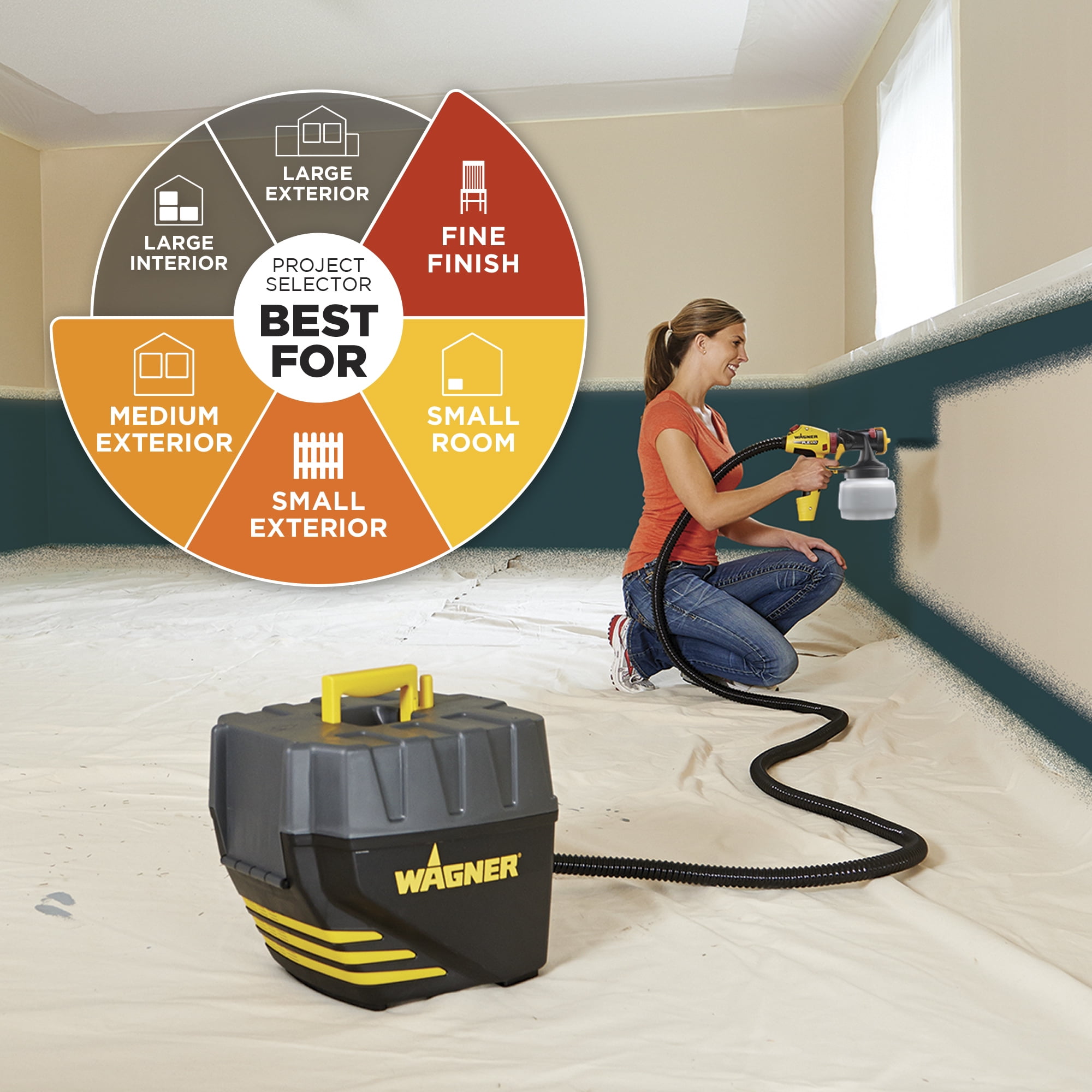Image of Wagner WallPerfect Flexio 995 at Walmart