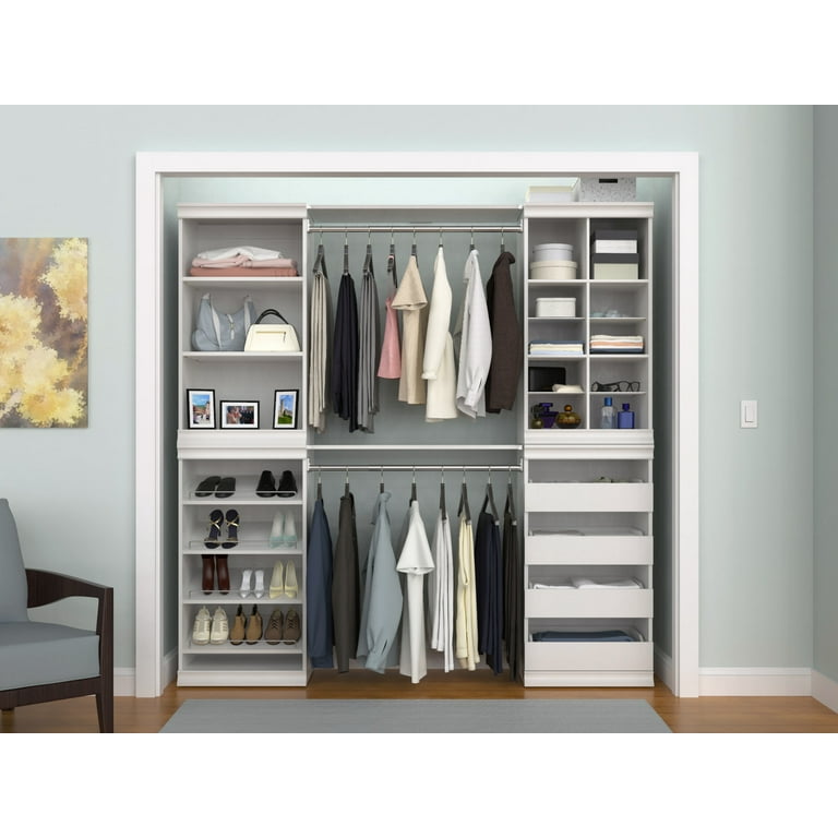 Origin 21 Edda 4-ft to 4-ft x 16.82-in White Wire Closet Kit