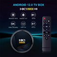 thumbnail image 5 of Hk1 Rbox H8 Set-top Box H618 android 12.0 Hd Dual-band Wifi6 Bluetooth 5.0 with RC Black 2GB+16GB EU Plug, 5 of 5