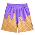 thumbnail image 4 of Shadoumai Shorts for Toddle Boy Animal Print Elastic Waist Cotton Jogger Shorts Fashionable Basketball Shorts Boys Summer Clothes, 4 of 4