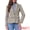 Brown, variant on DARING DIVA Women's Blazer Herringbone Tweed Long Sleeve Blazers XS Grey