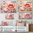 thumbnail image 4 of Designart "Grand Plumed Anemone Composition III" Coastal Coral Under Water Floater Framed Wall Decor, 4 of 5