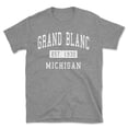 thumbnail image 1 of Grand Blanc Michigan Classic Established Men's Cotton T-Shirt, 1 of 1