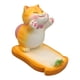 thumbnail image 5 of Soporte para teléfono móvil, accesorio de escritorio, soporte divertido para teléfono con forma de animal para sala de estar Gato amarillo, 5 of 7