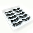 thumbnail image 5 of Volume Wispy Lashes Multipack Dramatic 8D False Eyelashes Pairs Style Eye Pack, 5 of 6