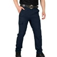 thumbnail image 2 of Mens Tactical Pants Ripstop Cargo Work Pants with Pockets Water Resistant Breathable Hiking Pants Navy 2XL, 2 of 5