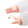 thumbnail image 3 of Cook with Color 2-Piece Squeeze Sauce Bottle and Built-In Silicone Basting Brush Set, Sage, 3 of 5
