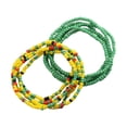 thumbnail image 2 of 2 uds cadenas de para la cintura cadena bohemia en capas para el vientre para Rave Holiday Girls Beach Colorido+Verde jinwen Cadena de la cintura, 2 of 8