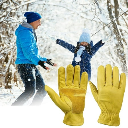 

SPRING PARK Winter Gloves Men Glove Cold Weather Warm Gloves Freezer Work Gloves Suit for Running Driving Cycling Working Hiking
