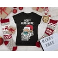 thumbnail image 3 of Tstars Merry Quarantine 2020 Santa Claus Face Mask Ugly Christmas Women T Shirt, 3 of 4