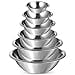 thumbnail image 3 of Culigrade Stainless Steel Mixing Bowl Set of 6-0.75, 1.5, 3, 4, 5, 8 Quart Sizes - Nesting, Durable, Easy to Clean, Ideal for Baking, Cooking, and Food Prep, 3 of 4