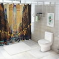thumbnail image 7 of Autua Cars Monument Street Bathroom Shower Curtain Set | Chic Modern Decor with Hooks | Waterproof Fabric | Easy Installation 60"x72, 7 of 7