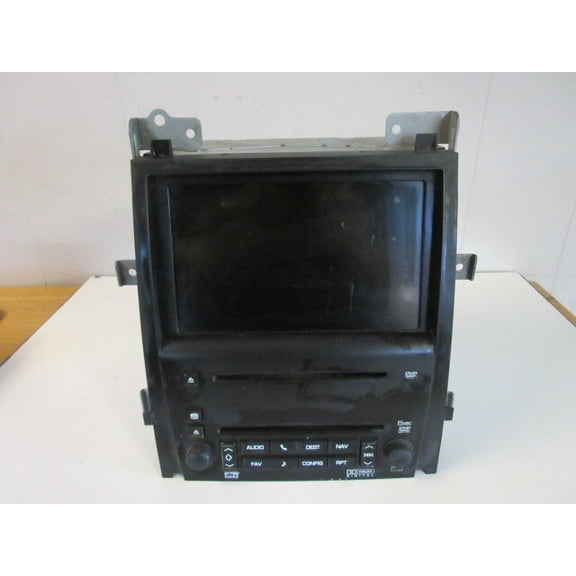Pre-Owned 2007-2009 Escalade AM FM CD DVD Mp3 GPS Navigation Radio OEM LKQ - Verify Specific Vehicle Fitment In Description - (Good)