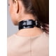 thumbnail image 2 of Collar de cuero para mujer Collar Cuello redondo Anillo Arnés Negro, 1pc JAMW Sencillez, 2 of 5