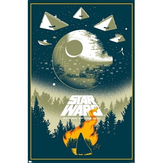 Star Wars Original Trilogy Premium Felt Banner – 17" X 26", Roll & Go, Officially Licensed