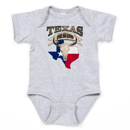 

CafePress - Bull Skull Texas Pride - Cute Infant Bodysuit Baby Romper - Size Newborn - 24 Months