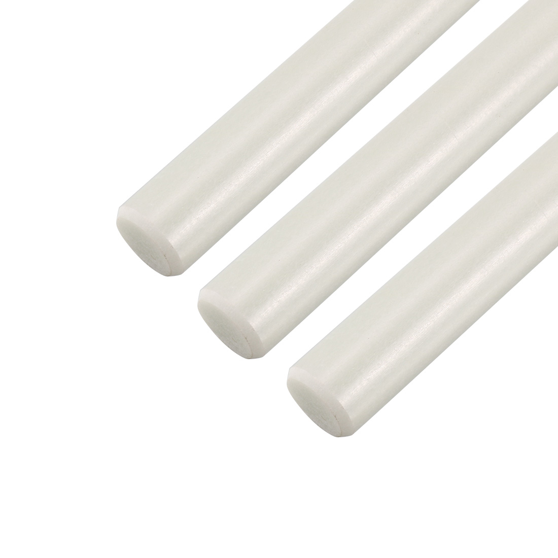 Uxcell Plastic Round Rod3/8" Dia 20" LengthWhite Round Rod Engineering Round Engineering Plastic Bar 3Pcs