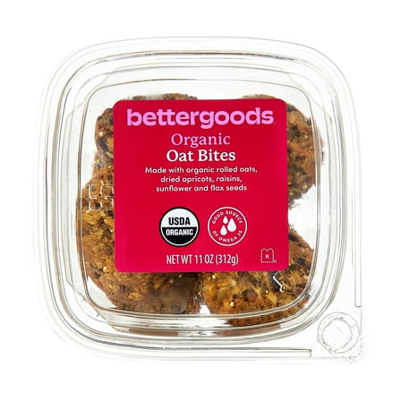 bettergoods Organic Oat Bites, 11 oz, 12 Count
