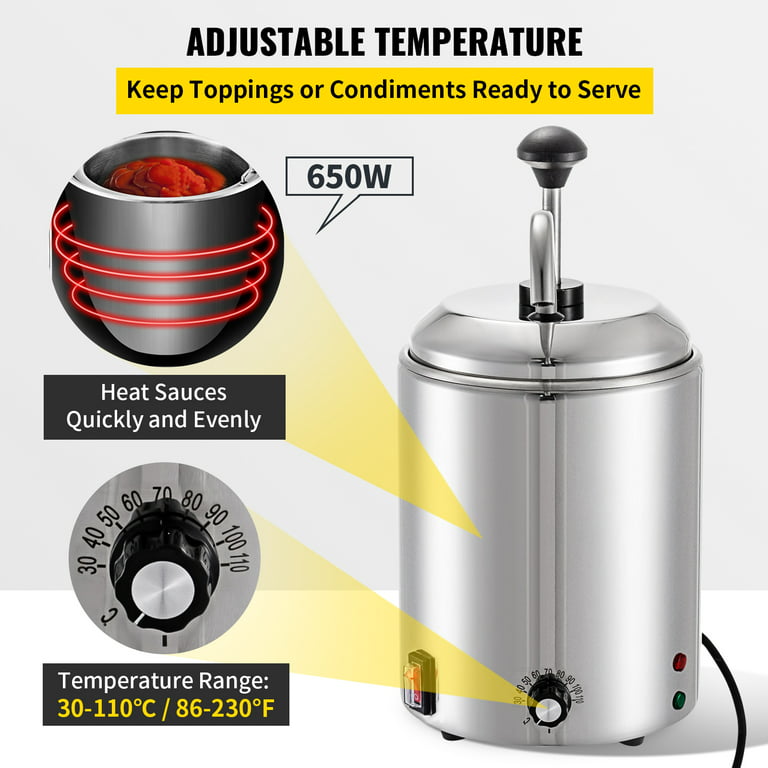 VEVOR Hot Water Dispenser, Adjustable 4 Temperatures Water Boiler and  Warmer, 304 Stainless Steel Countertop Water Heater, 3-Way Dispense for  Tea