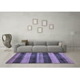 thumbnail image 3 of Ahgly Company Indoor Rectangle Abstract Blue Modern Area Rugs, 2' x 3', 3 of 4
