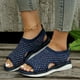 thumbnail image 1 of MKLEKYY Sandalias de Piso para Mujer, Sandalias deportivas Transpirables Informales de Suela Gruesa de Talla Grande para Mujer, 1 of 4