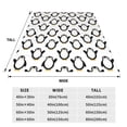 thumbnail image 3 of Pofeuu Lovely Penguin Print Ultra-Soft Micro Fleece Blanket,for Bed Or Sofa,All Season Throw Blankets Flannel Blanket-80"x60", 3 of 7