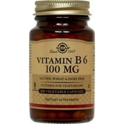 Solgar Vitamin B6 100 mg - 100 Vegetable Capsules