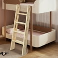 thumbnail image 2 of 4-Step Wooden Ladder, Solid Pine with 220.46 lbs Capacity, 75-Degree Angle and 1.1in Thick Steps, Ideal for Bunk Beds and RV Use, 2 of 16